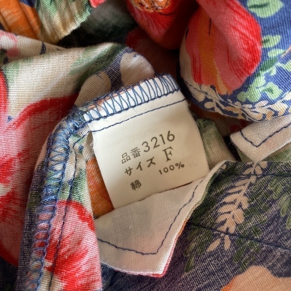 GORGEOUS Vintage Bless You Floral Long Sleeve Zip-up Crop Style Jacket Size Med - Picture 14 of 15